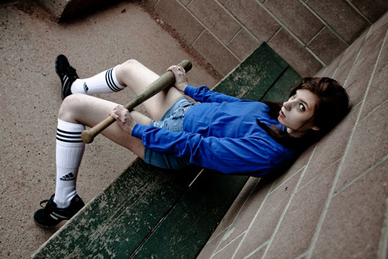 autor : Tanya Plonka                    t&iacute;tulo: Becca | Baseball Babe Zombie